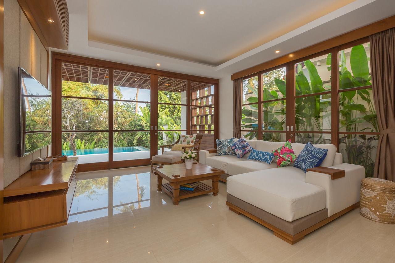Villa Rusa Biru - Modern Villa With Private Pool And Cook In The Heart Of Berawa Canggu  Exterior photo